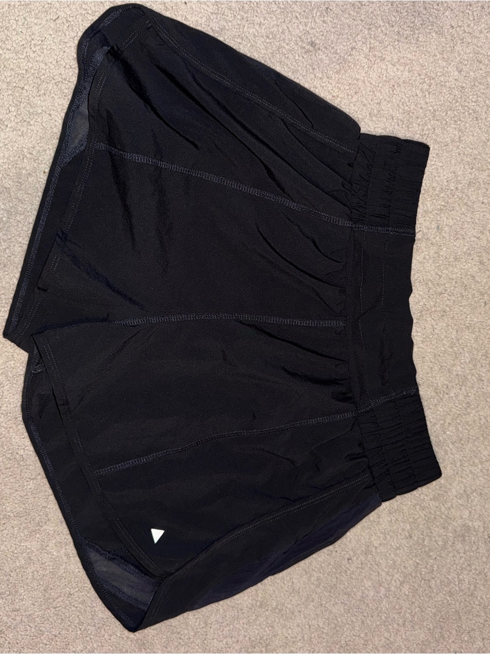 Vitality Black Women's Athletic Shorts - Lightweight Running Shorts (Medium)